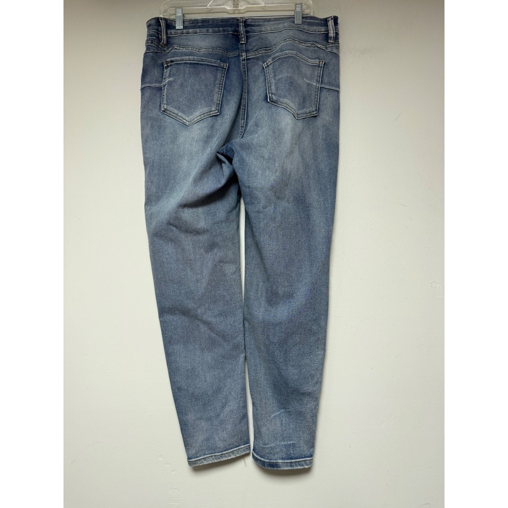 Rise Supply Co Skinny Jeans Womens 17 Blue Indigo Vintage‎ Wash High Rise RSDM15 - Picture 7 of 8